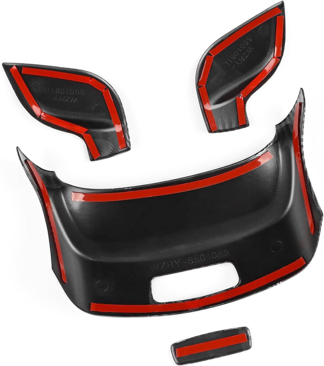 KUNGKIC ABS Auto Zentralsteuerung Armlehne Box Rahmen Dekorative Aufkleber Innenbereich Compatible w