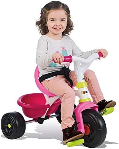 Smoby - Be Fun Komfort Dreirad (rosa) – für Babys und Kinder ab 10 Monaten - verstellbares Kinderdre