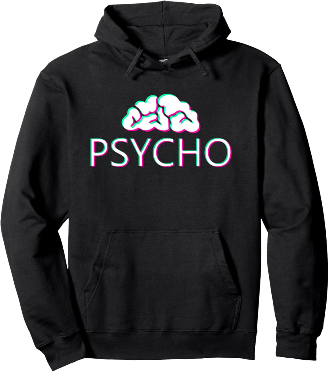 Psycho mit Gehirn - Psychodelisches Psychologen Pullover Hoodie