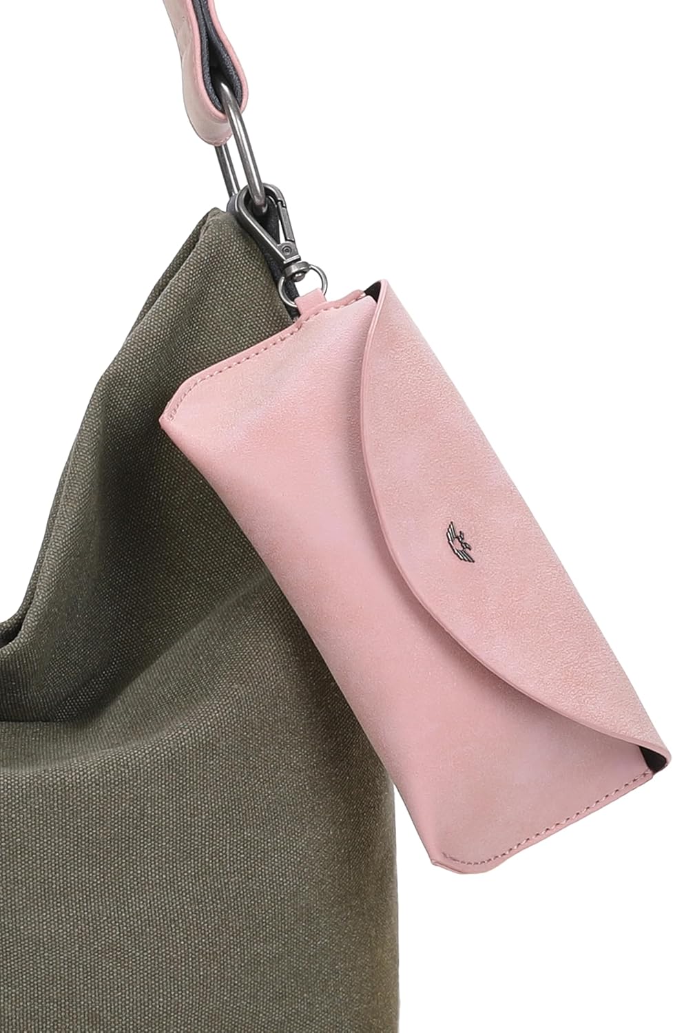 Fritzi aus Preussen Damen Izzy07 Canvas Hobo-Tasche Olive, Olive