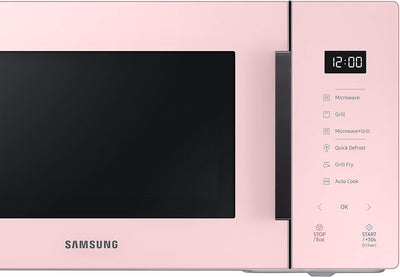 Samsung Mikrowellen-Ofen, 23 Liter, 1100 W, automatisches Kochen und Home Dessert, Glas Design