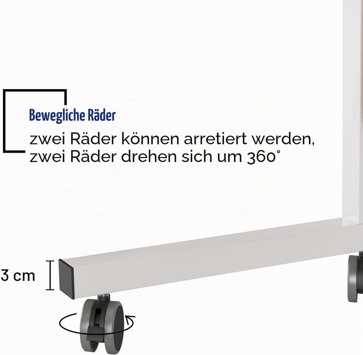 sogesfurniture höhenverstellbar Laptoptisch Computertisch mit Tablet Steckplatz, 60 * 40cm PC Tisch