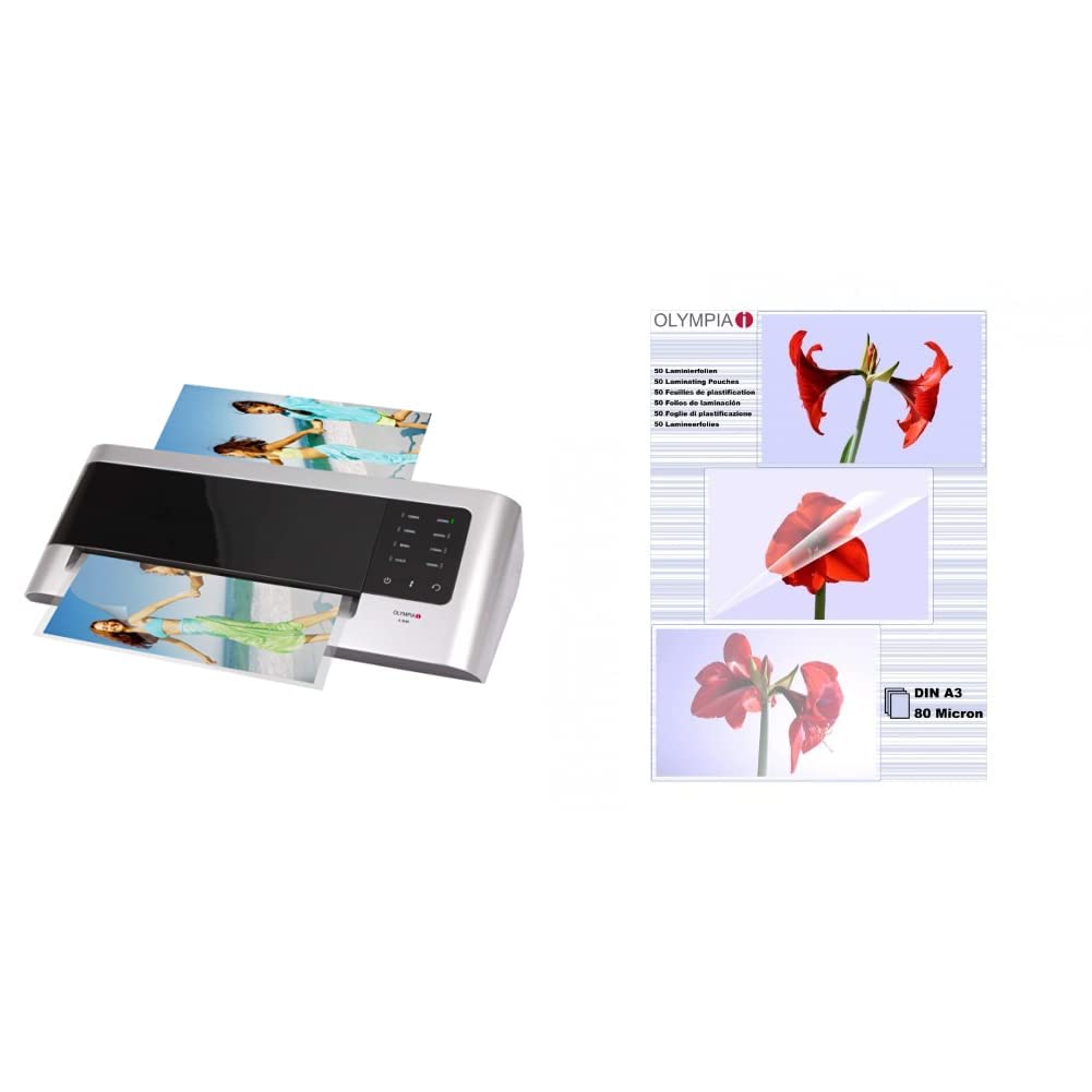 Olympia A 3048 Laminiergerät DIN A3 schnell (Frontloader - Rücklauffunktion - Heiss- und Kaltlaminie
