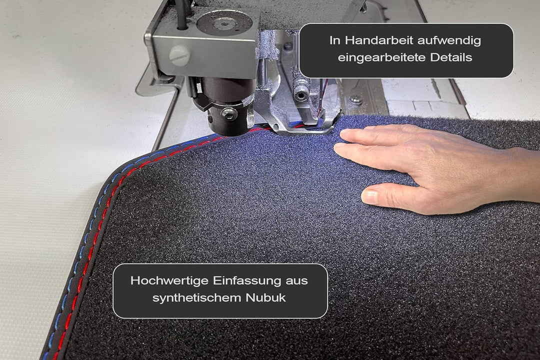 tuning-art X003-FBA Fussmatten Edition-Line für Audi A4 B8 8K Avant Limo 2008-2015