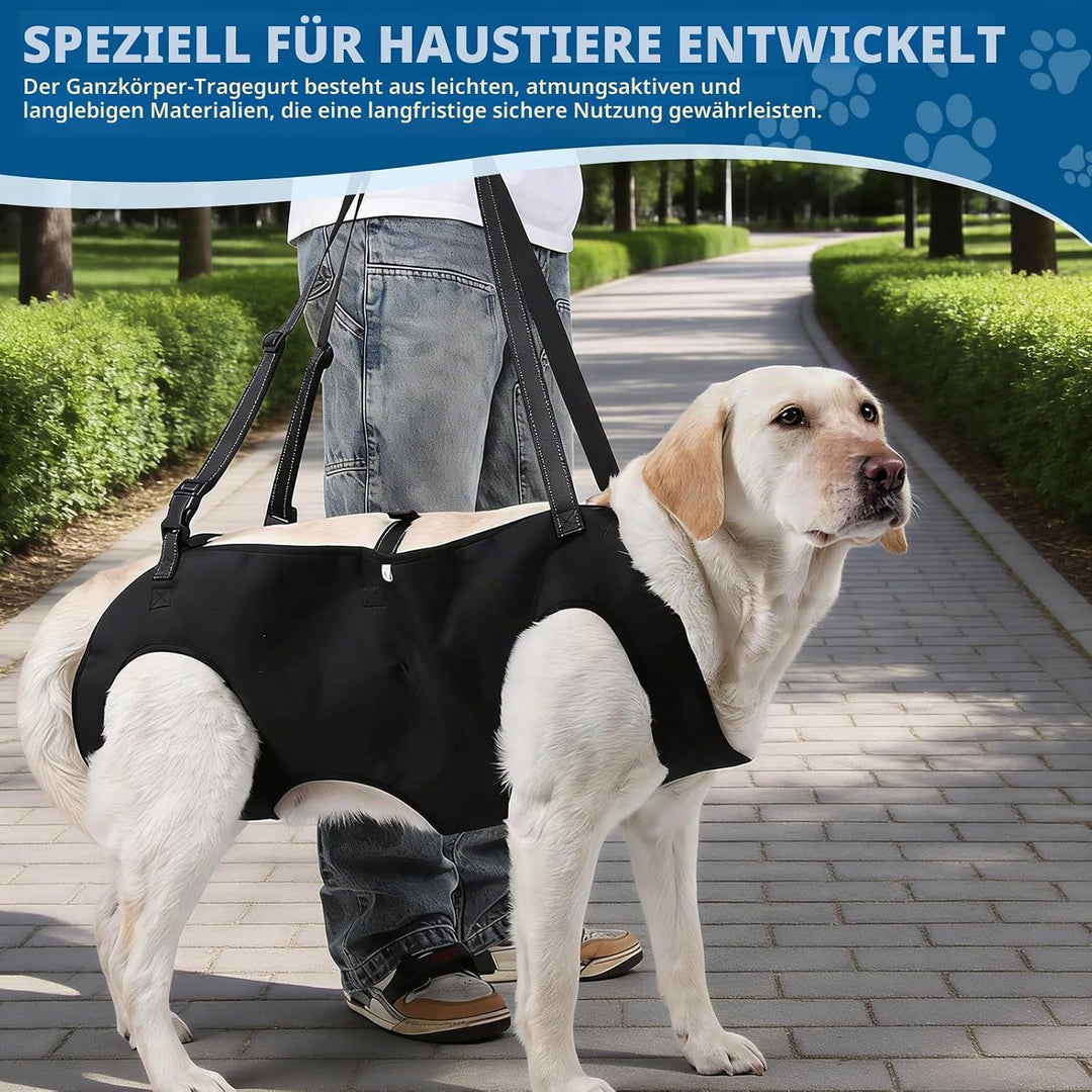 Tragehilfe Hund Gross, Hunde Tragehilfe, Hundehebegeschirr für Behinderte, Verletzte Oder Ältere (2X