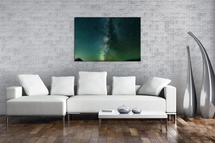 deyoli zauberhafte Aufnahme der Milchstrasse Format: 80x60 als Leinwand, Motiv fertig gerahmt auf Ec