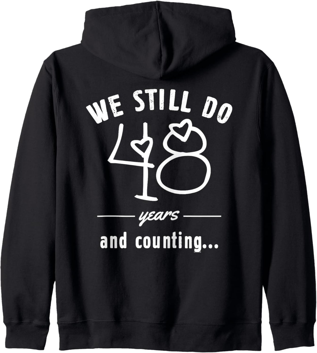 48th Wedding Anniversary Couple Matching Marriage Day Gifts Kapuzenjacke