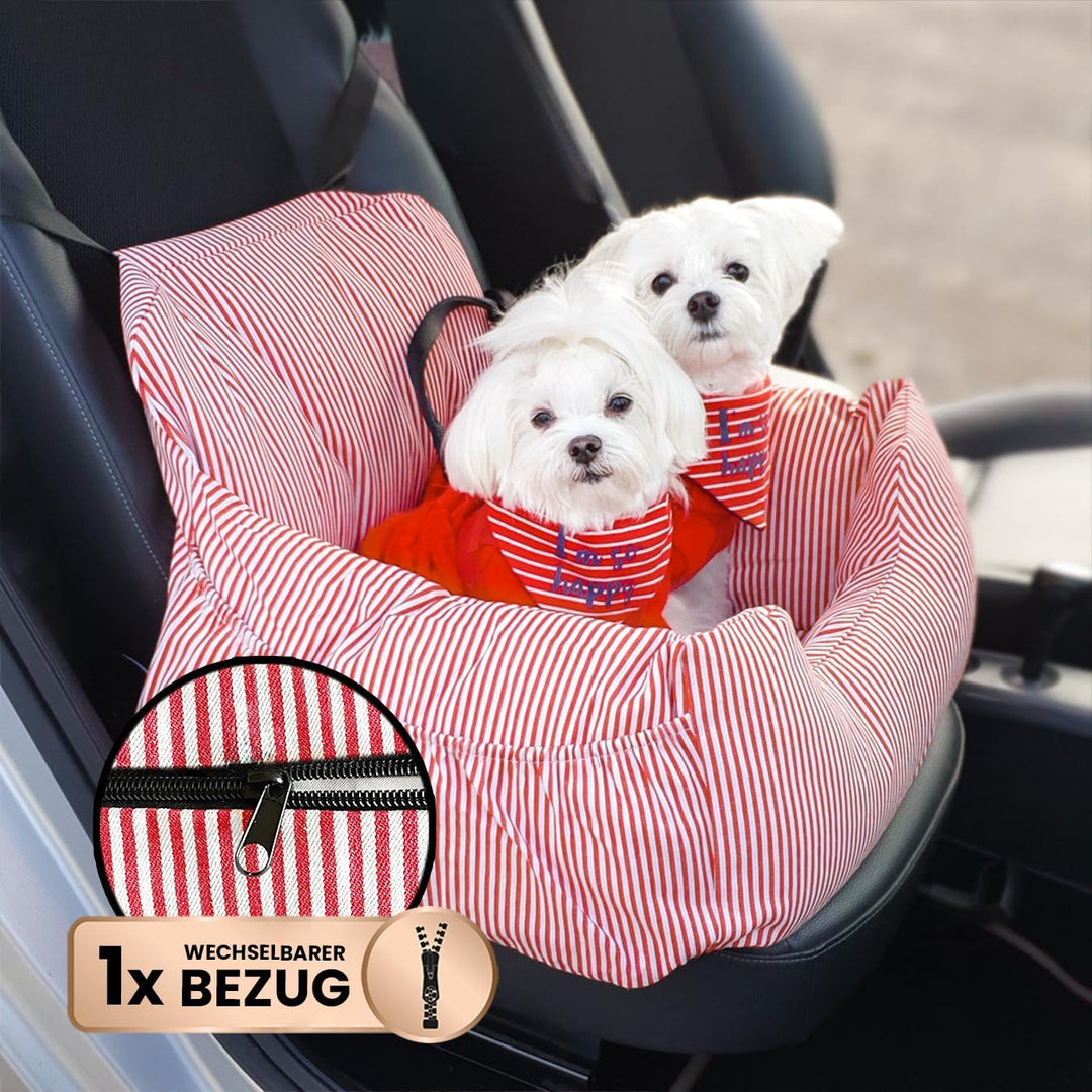 Wahre Tierliebe® Ersatzbezug mit Gurt für WahreTierliebe Autositz I Verlängere die Lebensdauer deine