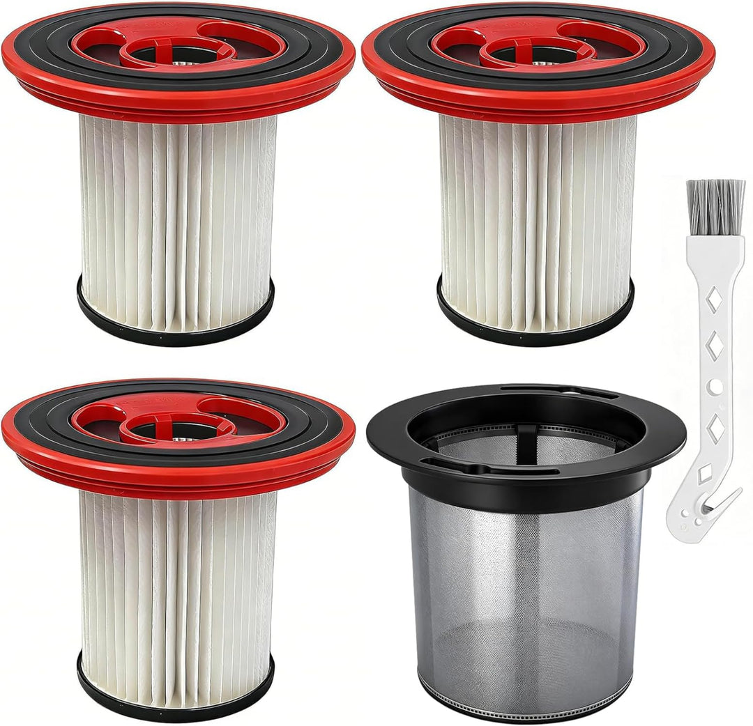 4er-Pack 12040193 Ersatzfilter für Bosch Unlimited Serie 7 Akku-Staubsauger BSS711W BSS715CARP BKS71