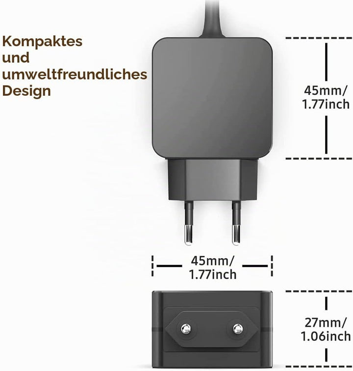TAIFU 27V Ladekabel für Levoit LVAC-200 300 Severin HV 7156, HV 7157, HV 7158 S&