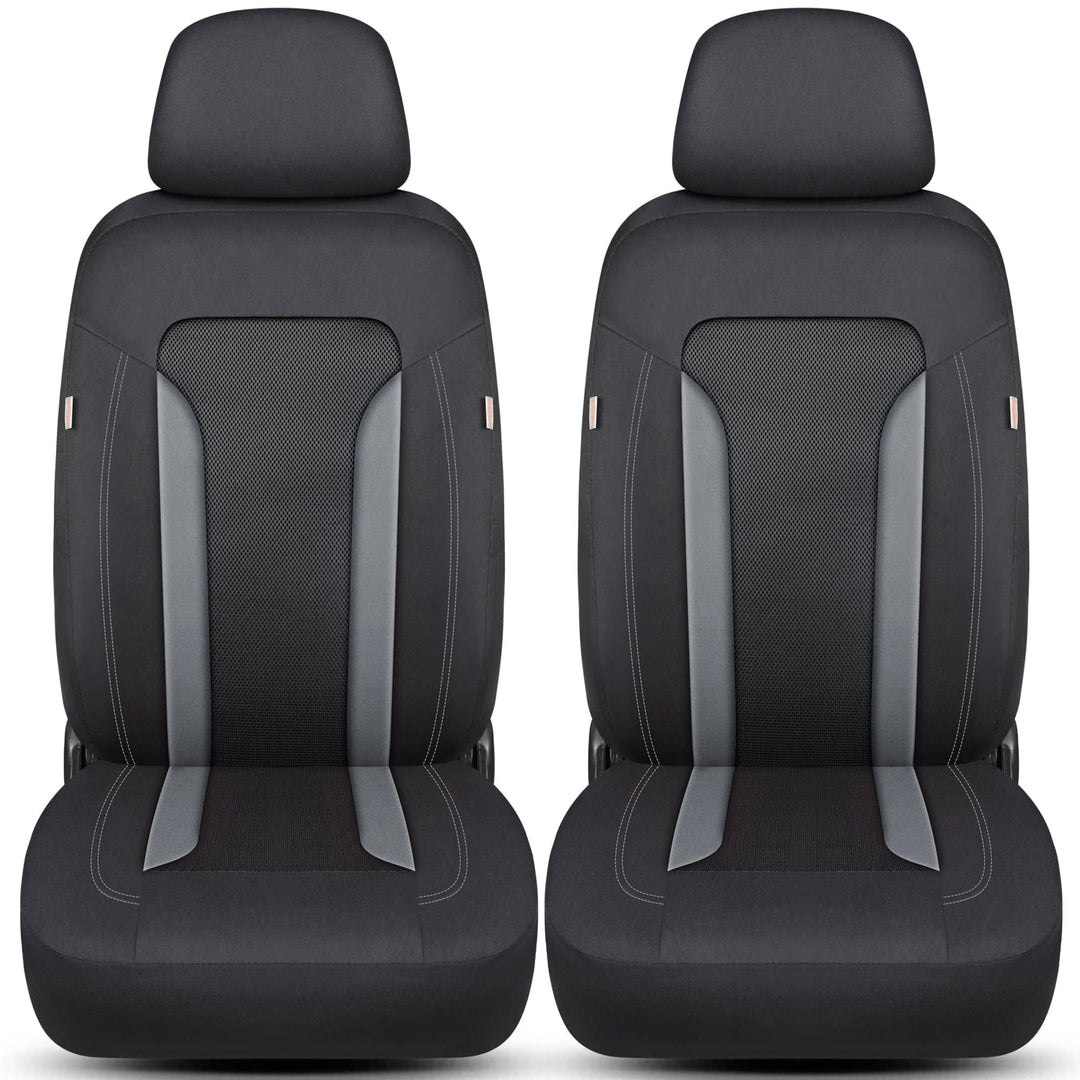 Schonbezüge Sitzbezüge für Ford Fiesta MK 7 Bj 2008-16 in Schwarz/Grau TF2