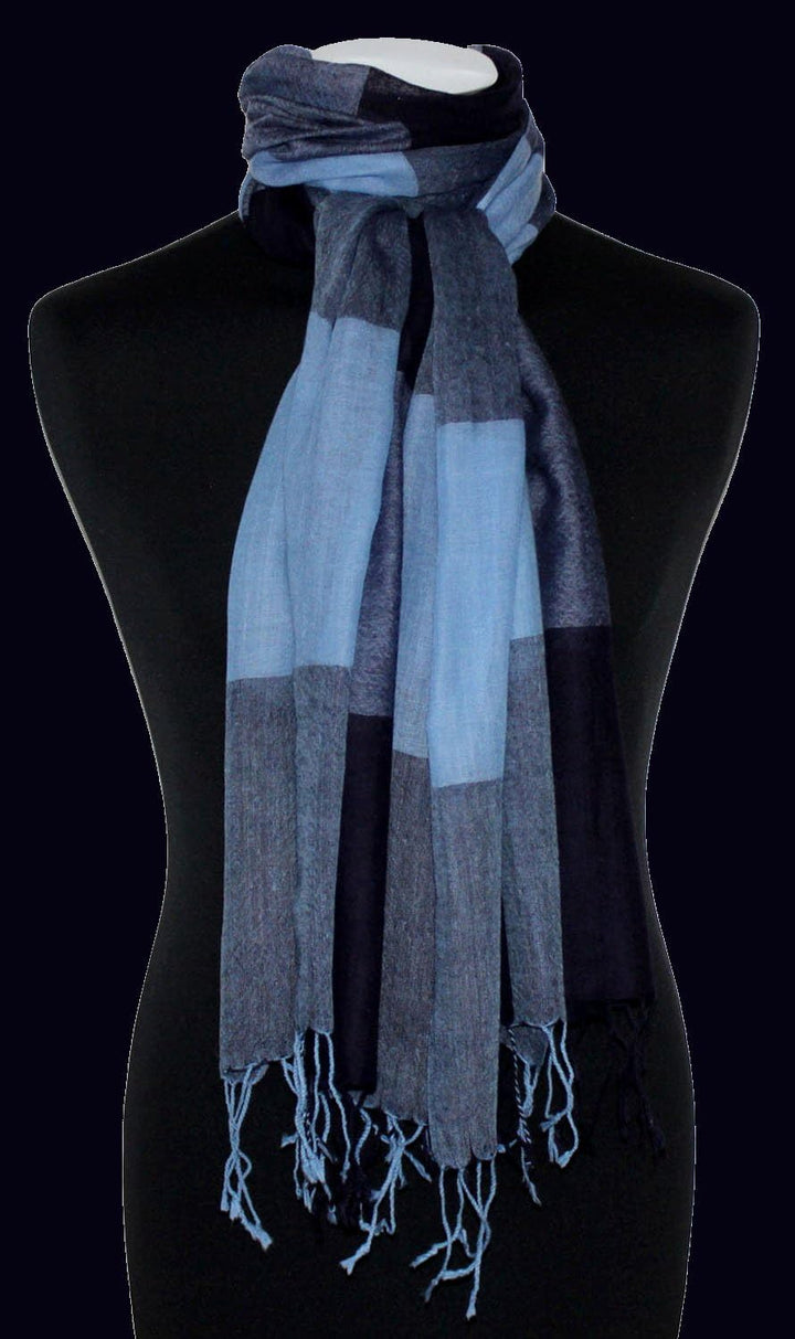 Lorenzo Cana Damen Pashmina Schal Schaltuch 50% Kaschmir 50% Wolle Stola Tuch Umschlagtuch Uni Damen