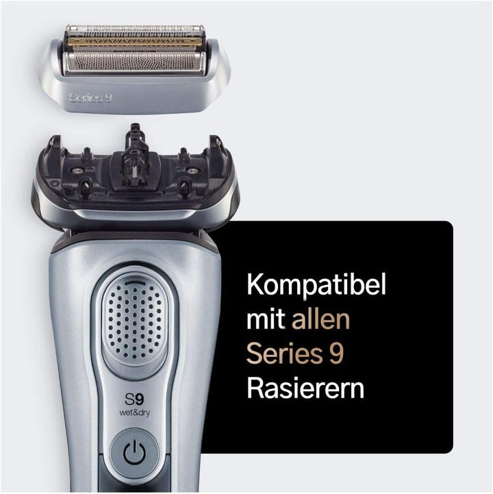 Braun Series 9 Elektrorasierer Scherkopf, Ersatzscherteil kompatibel mit Rasierer Herren Series 9, 9
