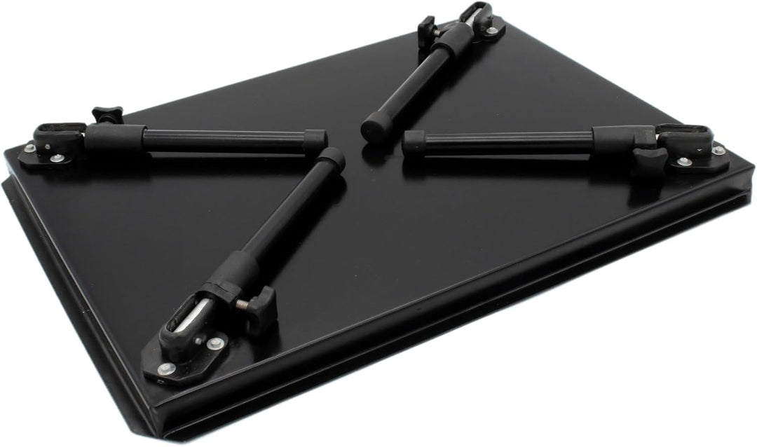 Bivvy-Table - Angeltisch klappbar Masse: 37x27x28 cm Anglertisch mit Tragetasche höhenverstellbar fü