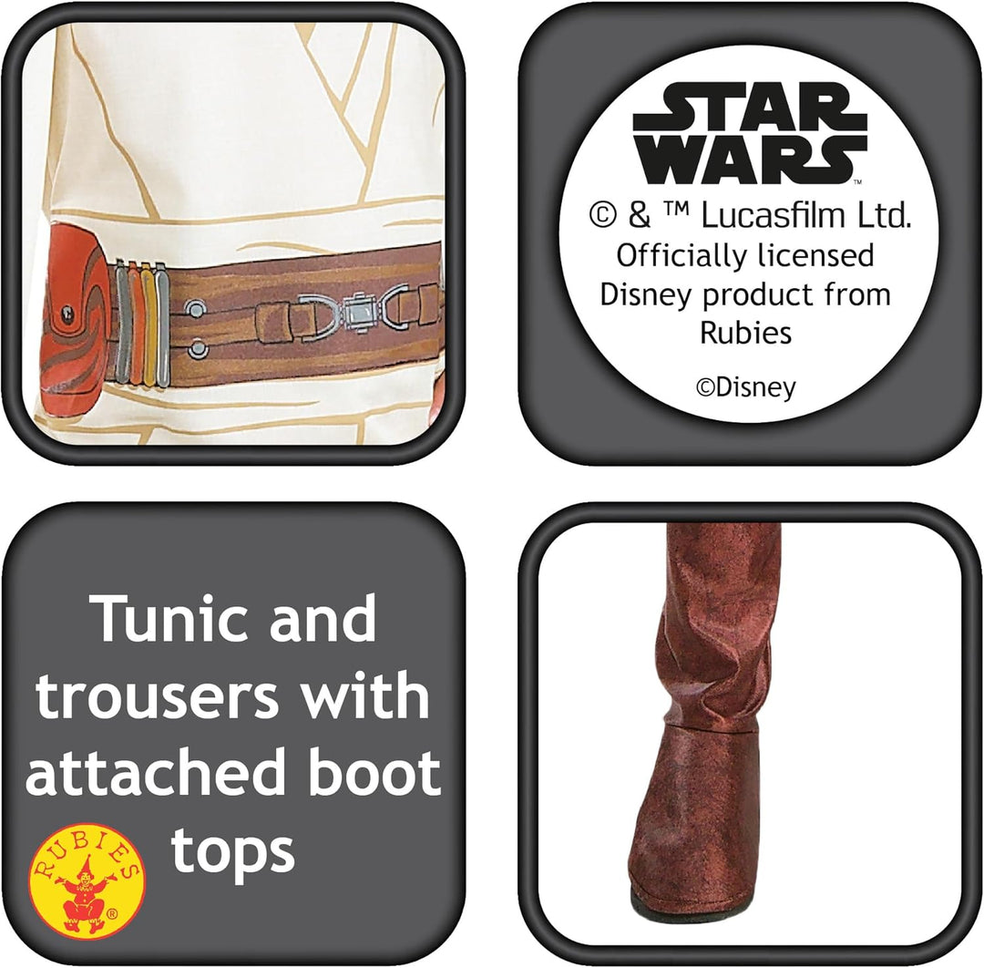 Rubie's Official Disney Star Wars Obi-Wan Kenobi Child Costume, Kids Fancy Dress, M
