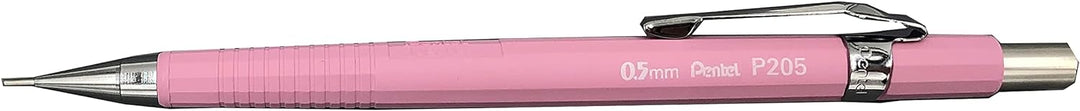 Pentel P200 Series Technische Druckbleistifte, Pastell-Reihe, 0,5 mm, 12 Stück, sortiert, 2 x blau,
