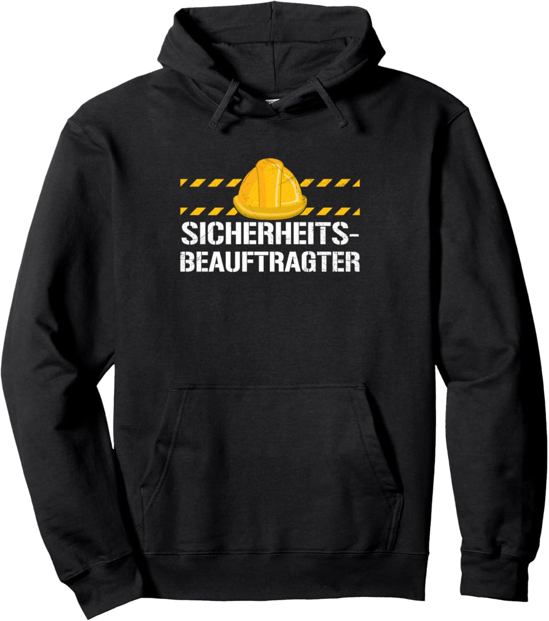 Sicherheits-Beauftragter Baustelle Bauleiter Bauarbeiter Pullover Hoodie
