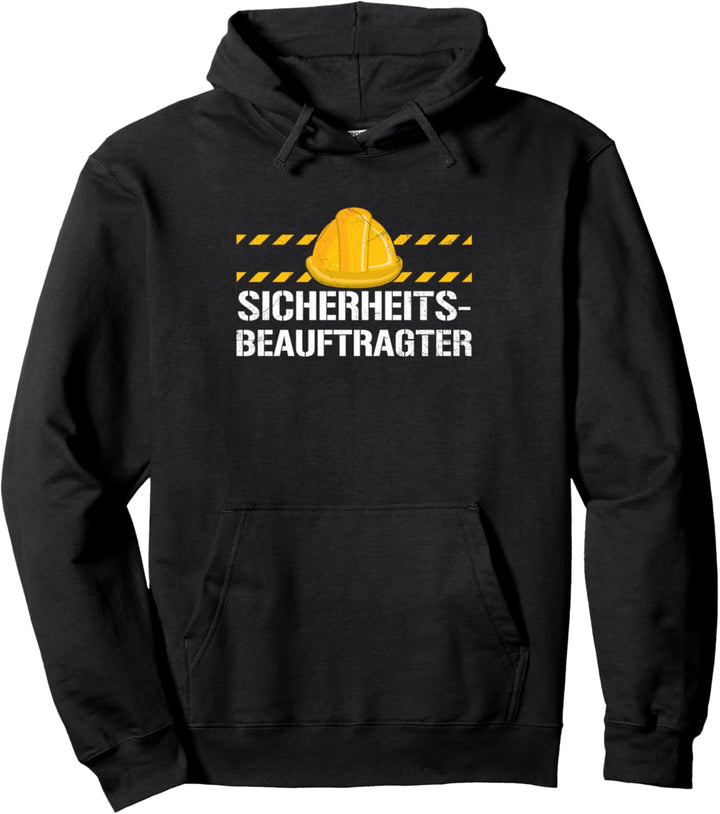 Sicherheits-Beauftragter Baustelle Bauleiter Bauarbeiter Pullover Hoodie