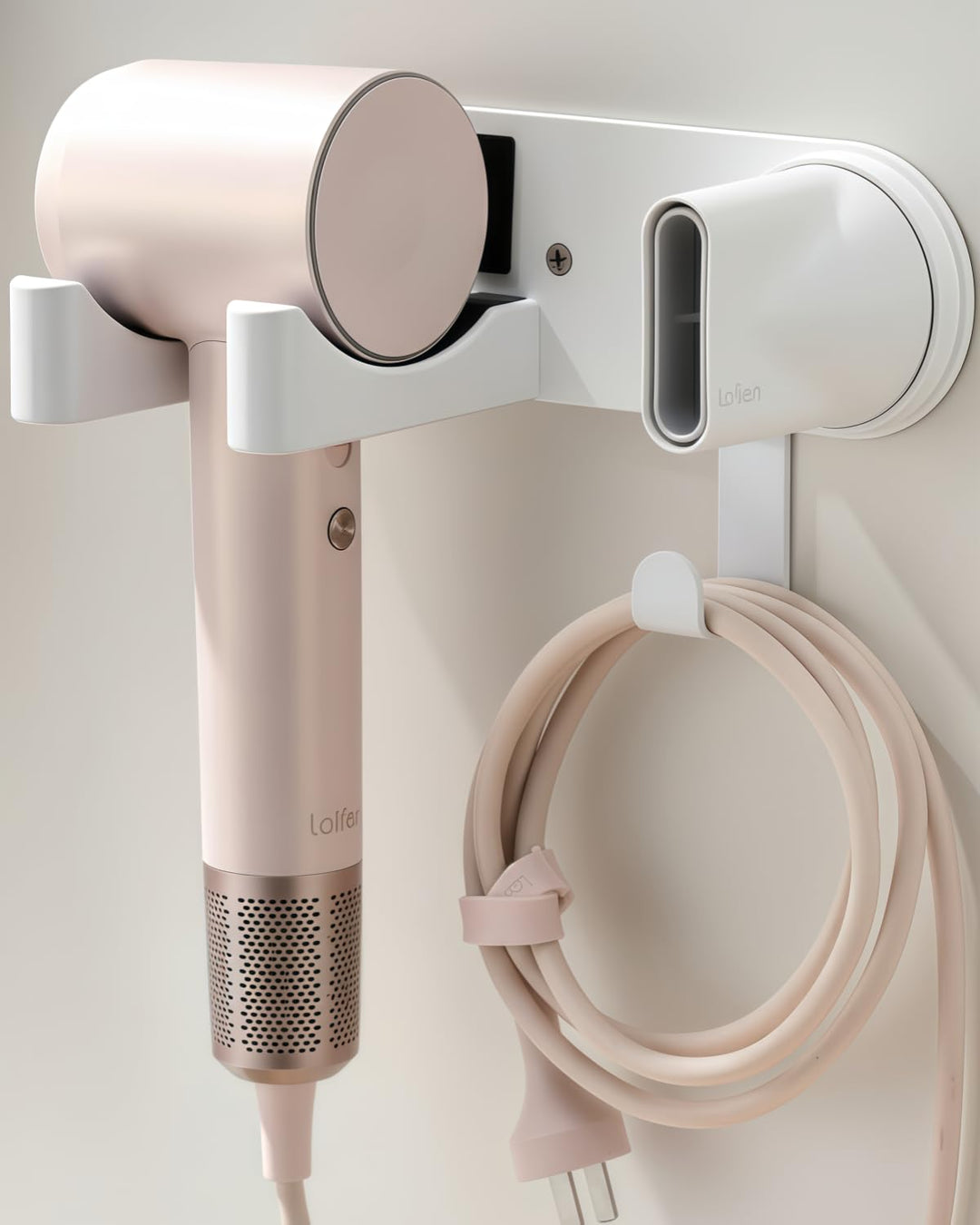 Föhnhalterung Wand Ohne Bohren, Fönhalter für Haartrockner, Edelstahl Haartrocknerhalter zum Kleben,