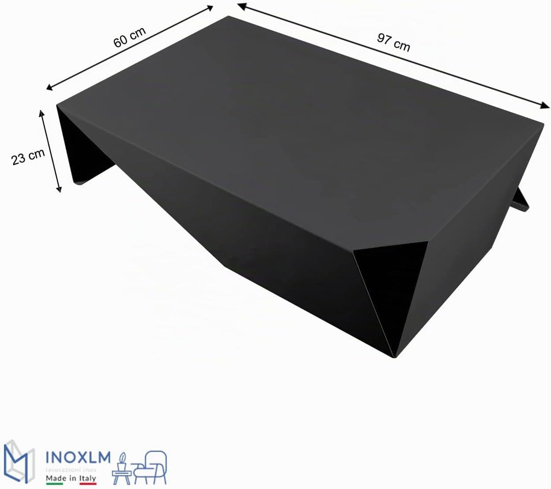 INOXLM Couchtisch Dion | Couchtisch | Couchtisch | Niedriger Design Tisch | Couchtisch Made in Italy