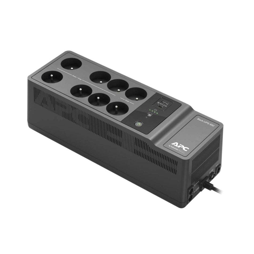 APC by Schneider ElectricBack-UPS Essential BE850G2-FR – Überspannungsschutz-Wechselrichter mit 850