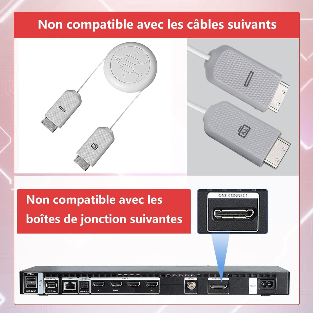 One Connect BN39-02470A 5 m (16 pi) Kabel nur kompatibel mit Samsung Frame One Connect (andere Model