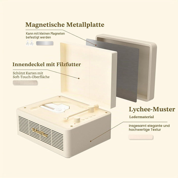 Tragbarer CD-Player mit Bluetooth 5.2, wiederaufladbarem Akku & eingebauten Lautsprechern - Hi-Fi Re