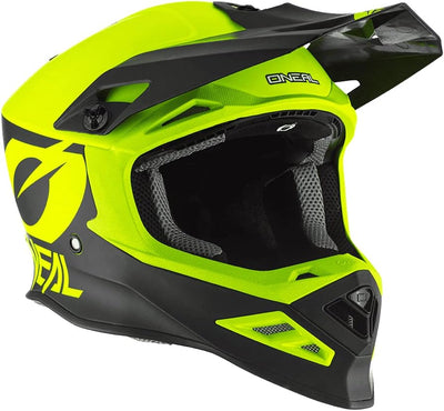 O'NEAL | Motocross-Helm | MX Enduro Motorrad | Innovative und leichte Fiberglas Aussenschale, Doppel