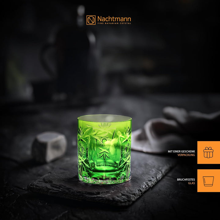 Spiegelau & Nachtmann Whiskeyglas, Glas, Grün, 9 cm, Grün