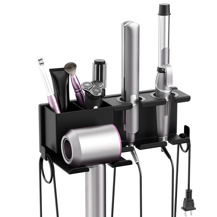 Fönhalter Ohne Bohren - Metall Wandhalterung für Dyson Airwrap, Lockenstab, Glätteisen & Föhn, Stabi