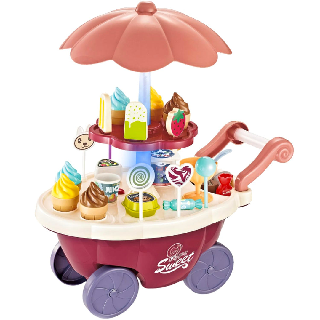 Eisdiele für Kinder Süsswarenladen Sound & Licht EIS Set Zubehör 22733