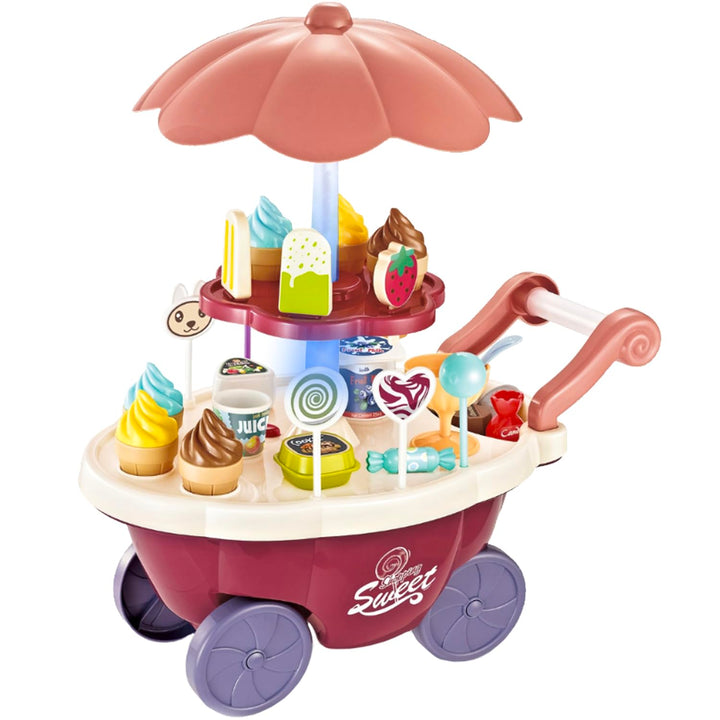 Eisdiele für Kinder Süsswarenladen Sound & Licht EIS Set Zubehör 22733
