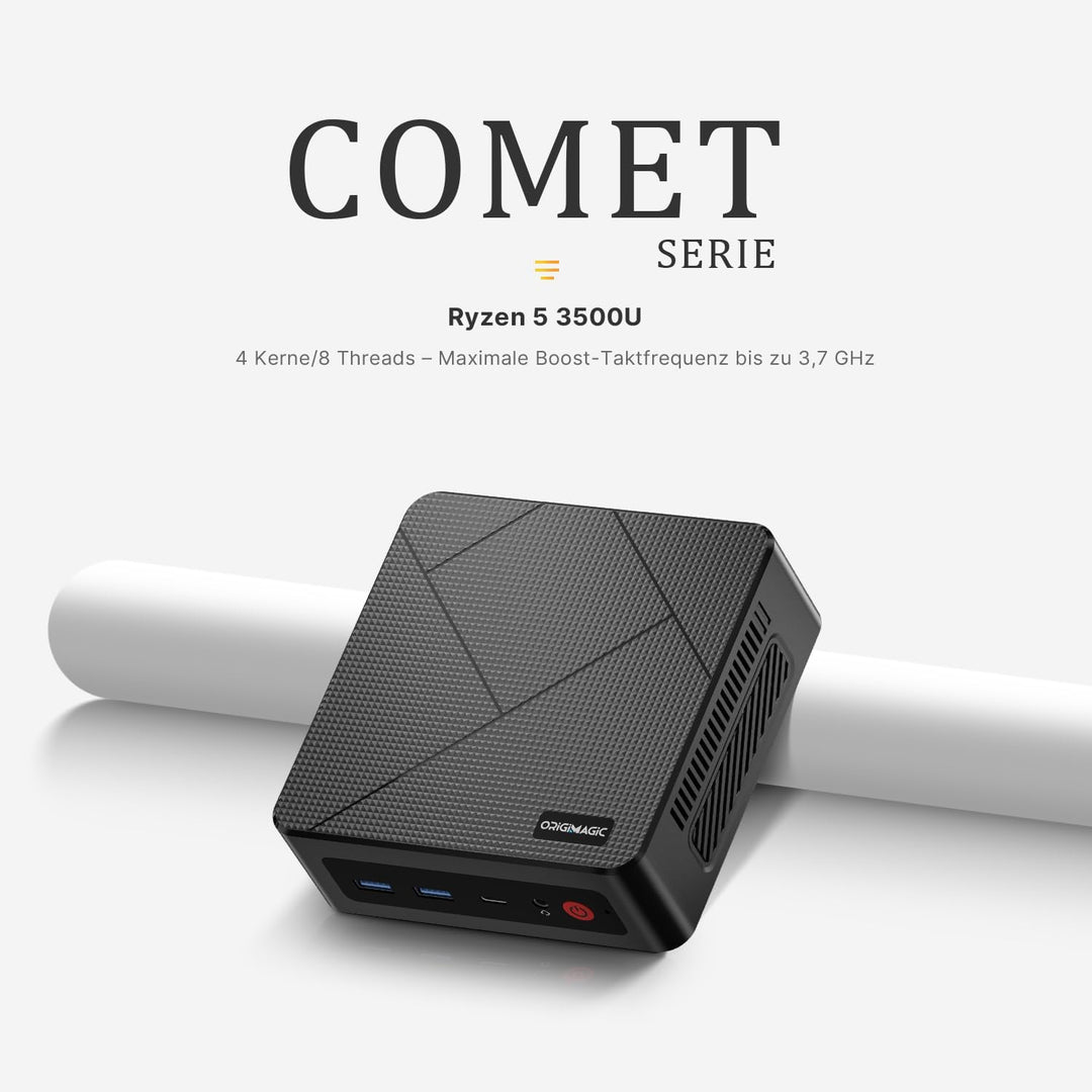 N1 Lite Mini PC, mit AMD Ryzen 7 5700U(bis zu 4,3GHz) Mini Gaming PC, 16GB RAM 512GB SSD Desktop PC,
