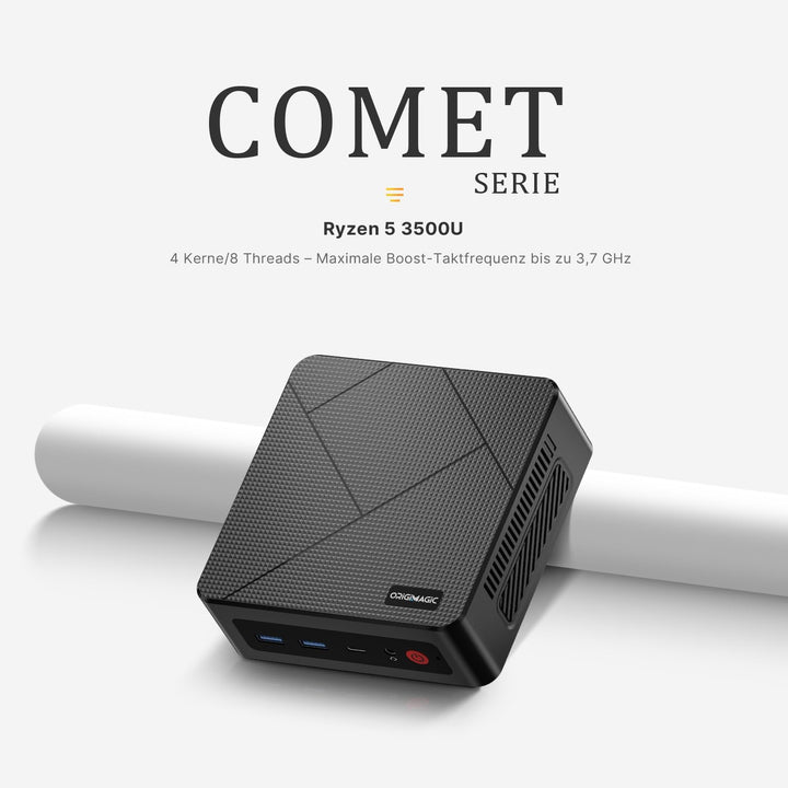 N1 Lite Mini PC, mit AMD Ryzen 7 5700U(bis zu 4,3GHz) Mini Gaming PC, 16GB RAM 512GB SSD Desktop PC,