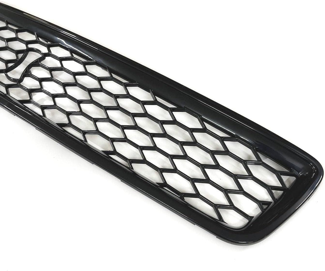 Waben- Gitter- Kühler- Sport- Front- Rippen- Grill ohne Emblem Schwarz Eintragungsfrei