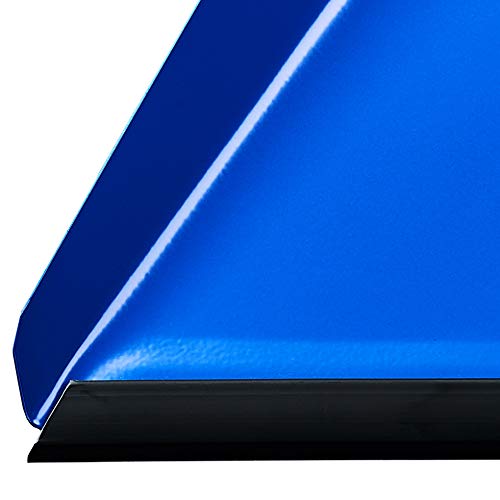 V7 Kehr-Schaufel mit Gummilippe zum Aufsammeln von Schmutz, Zubehör für V7 Hand-Feger, blau