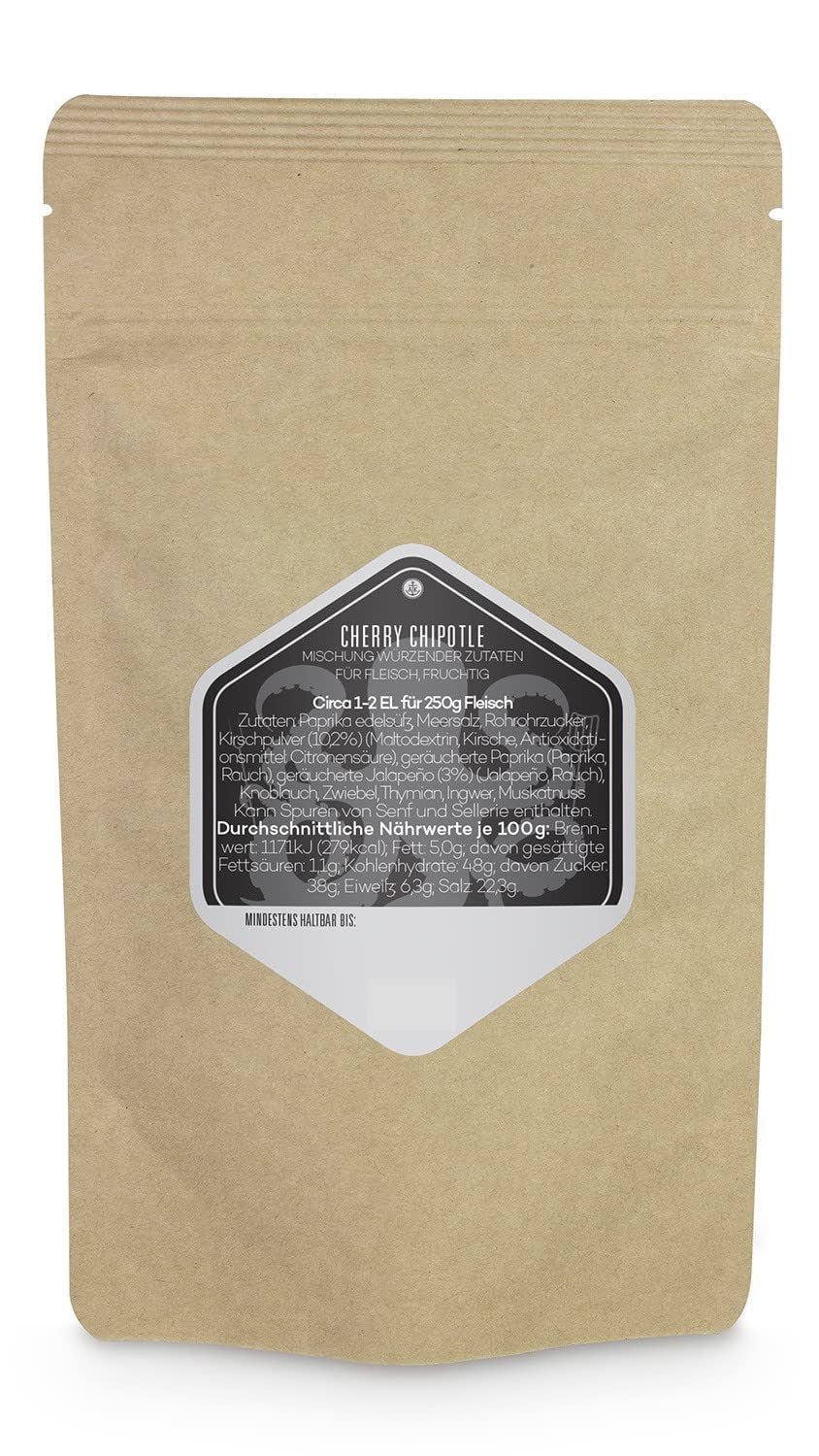 Ankerkraut Cherry Chipotle BBQ Rub, Rub Gewürzmischung für Rind, Schwein, Chicken Wings und Pulled P
