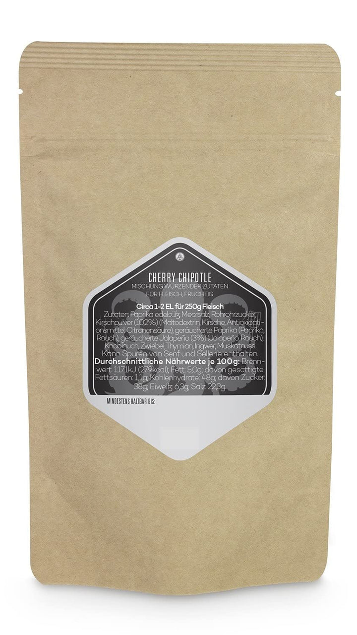 Ankerkraut Cherry Chipotle BBQ Rub, Rub Gewürzmischung für Rind, Schwein, Chicken Wings und Pulled P