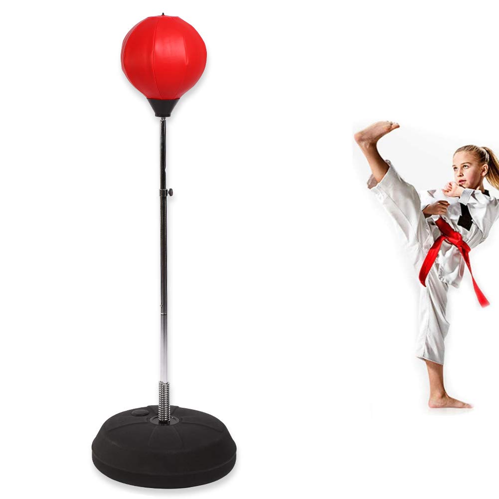 Erwachsene Punchingball Standboxsack Boxen Set Standbox Handschuhen Punching-Training Verstellbar Hö