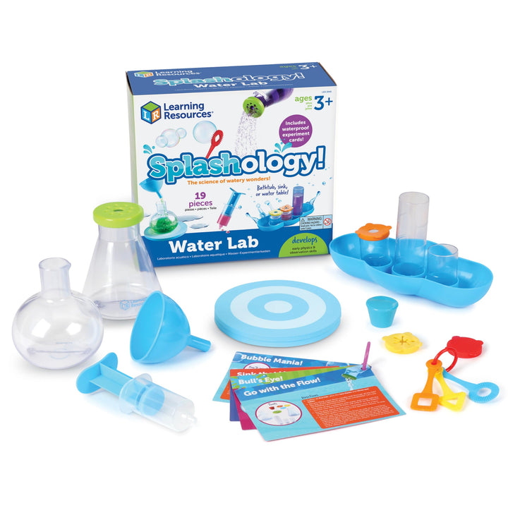 Learning Resources Splashology! Wasser-Experimentierkasten, ab 3 Jahren, Mint-Spielzeug für Kinder,