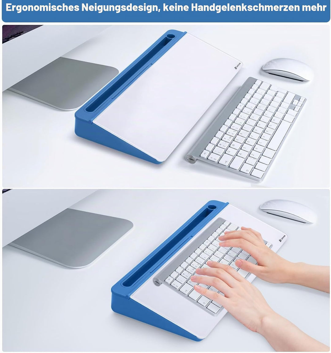 Varhomax Whiteboard aus Glas, trocken abwischbar, trocken abwischbar, To-do-Liste, Notizblock für Sc