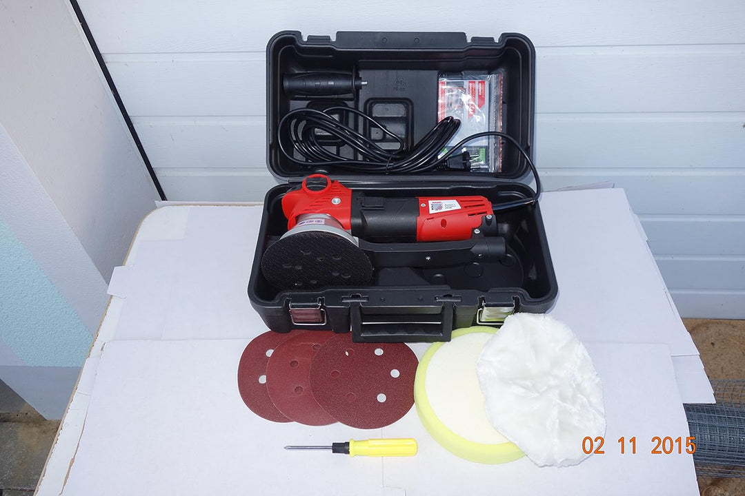 Holzmann Maschinen EZS150PRO_230V EZS150PRO_230V Exzenterschleifer inkl. Koffer 710W Ø 150mm