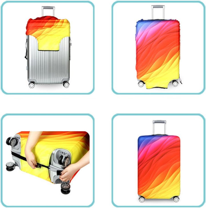 Comfysail Elastisch Reise Kofferhülle Kofferschutzhülle Koffer Schutzhülle mit Reissverschluss Lugga