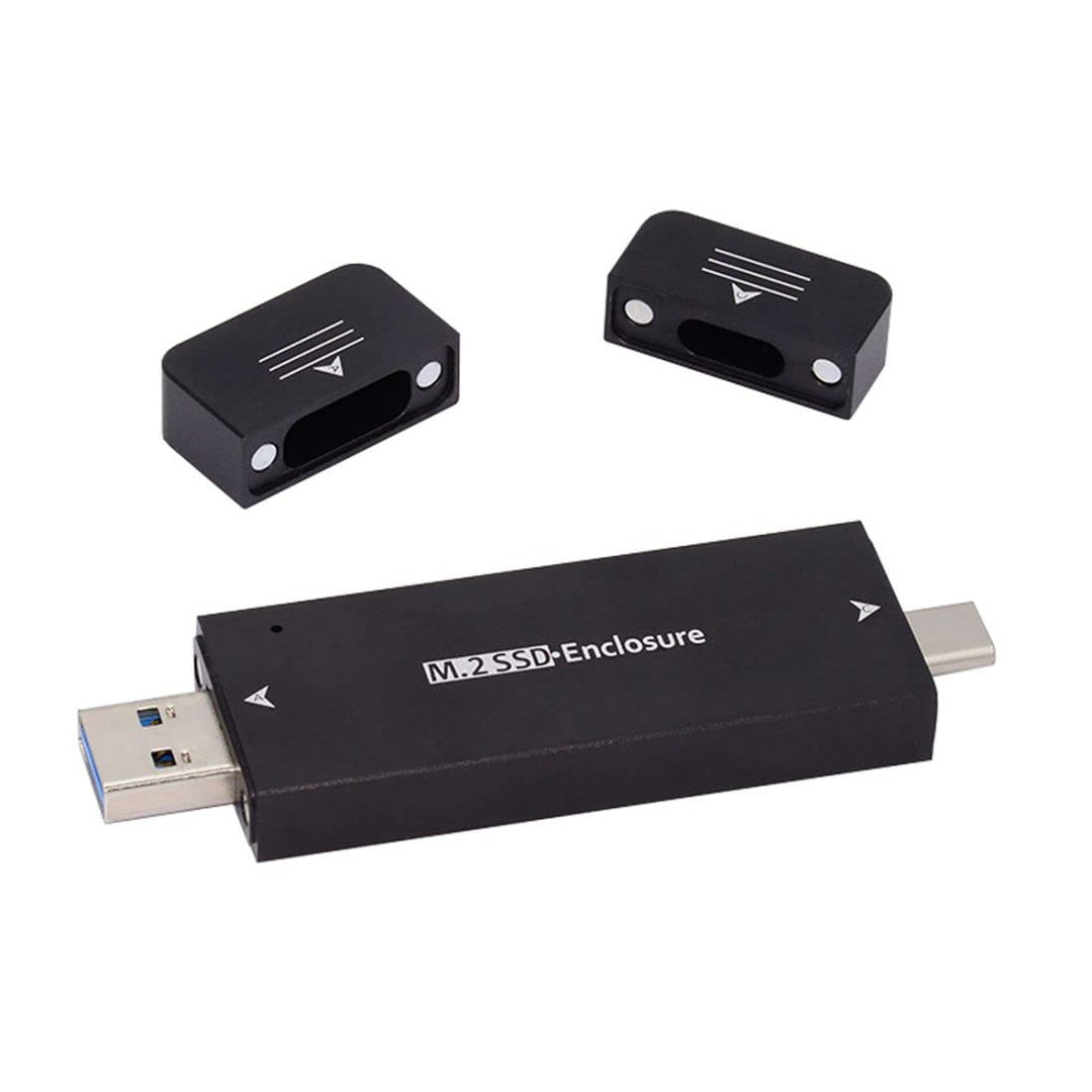 CY M.2 auf USB Adapter,NVME M-Key M.2 NGFF SATA SSD auf USB 3.0 Typ A ＆ Typ C Combo PCBA Fall 2230/2
