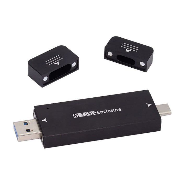 CY M.2 auf USB Adapter,NVME M-Key M.2 NGFF SATA SSD auf USB 3.0 Typ A ＆ Typ C Combo PCBA Fall 2230/2
