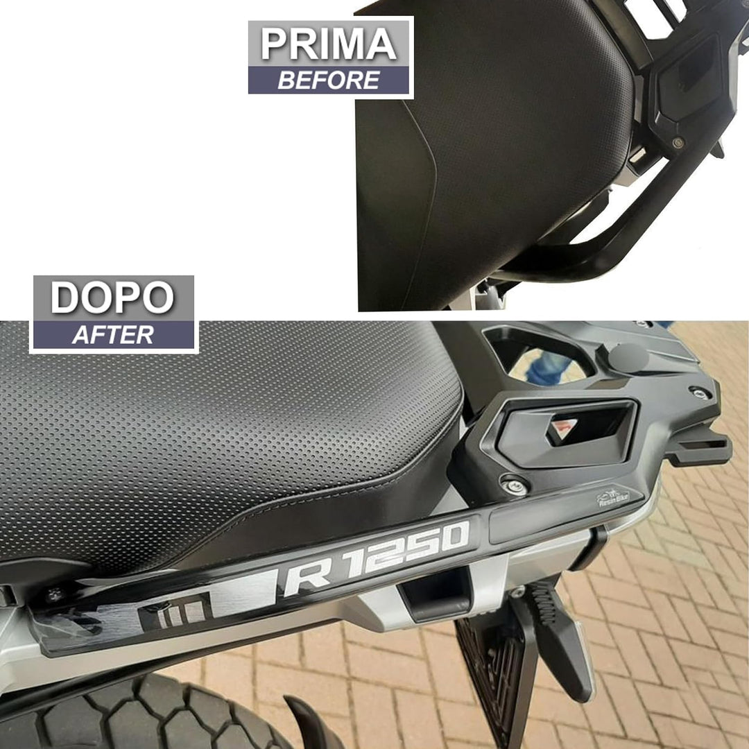 Resin Bike Aufkleber für Motorrad Kompatibel mit BMW R 1250 GS Triple Black 2021. Griffschutz für de
