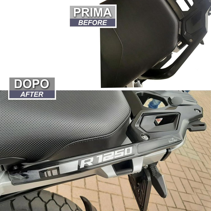 Resin Bike Aufkleber für Motorrad Kompatibel mit BMW R 1250 GS Triple Black 2021. Griffschutz für de