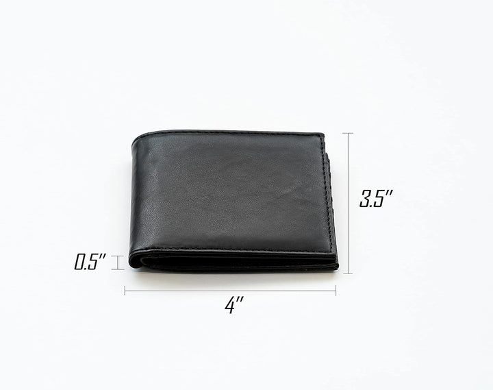 Rico Industries NFL Laser Engraved Billfold Wallet, Black Dallas Cowboys, Dallas Cowboys