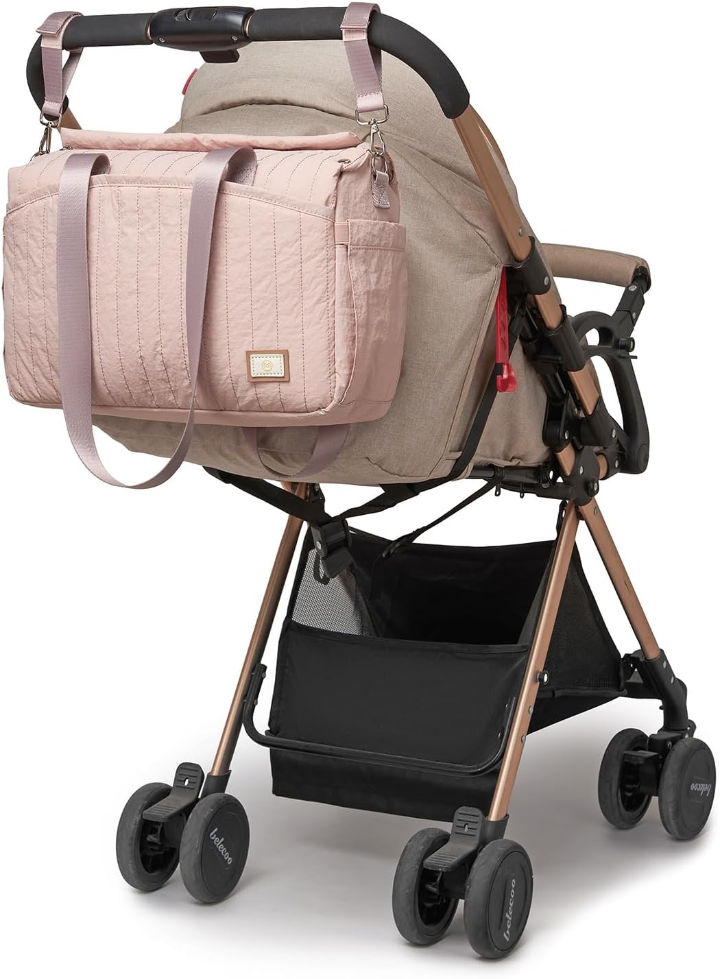 Miss Lulu Wickeltasche für Kinderwagen Wasserdichte Multifunktionale Babytasche mit Kinderwagenhaken