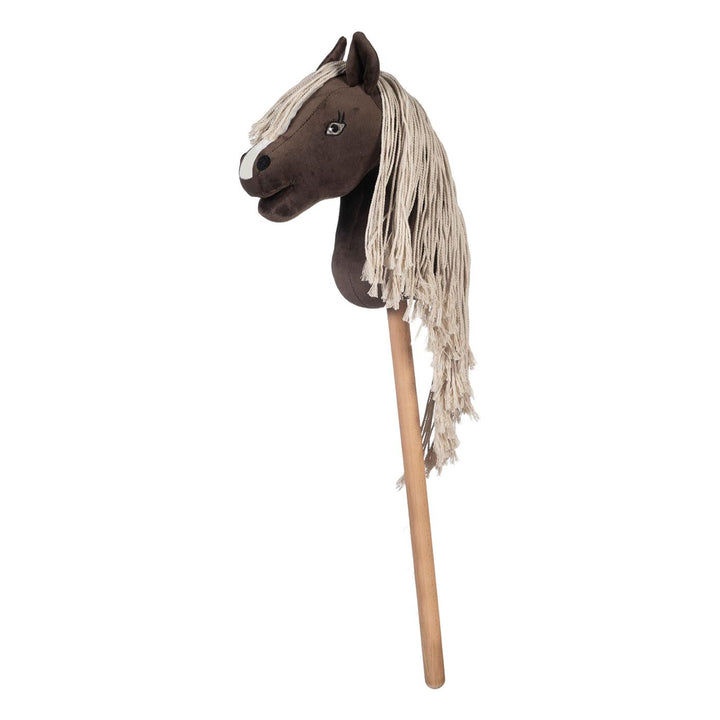 Brama West HKM Hobby Horse Steckenpferd -Professional Slim Line- ca. 350g - Braun mit beige Mähnen